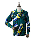 Camisa Brasil Goleiro 1994 Retrô Manga Longa