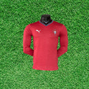 Camisa Portugal I 2026 Jogador Manga Longa