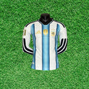 Camisa Argentina I 2026 Jogador Manga Longa