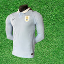 Camisa Uruguay I 2026 Jogador Manga Longa