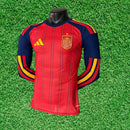 Camisa Espanha I 2026 Jogador Manga Longa