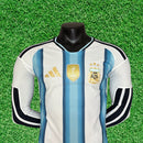 Camisa Argentina I 2026 Jogador Manga Longa