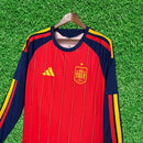 Camisa Espanha I 2026 Manga Longa